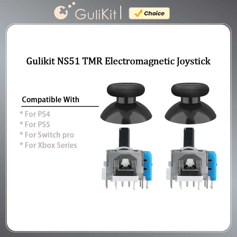 Gaming Console Tv - GuliKit NS51 TMR Joystick mit Stick-Kappe,